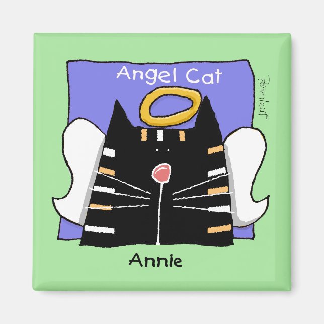 Annie tabby chat ange aimant (Devant)