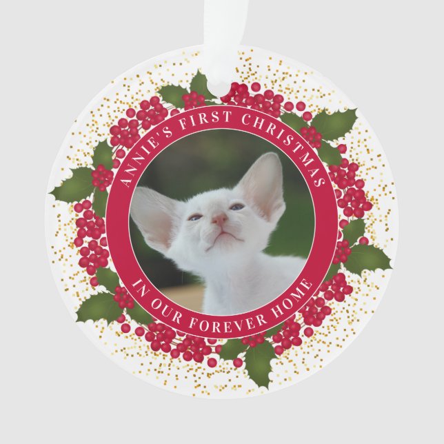 Annie's First Forever Home Christmas Ornament (devant)