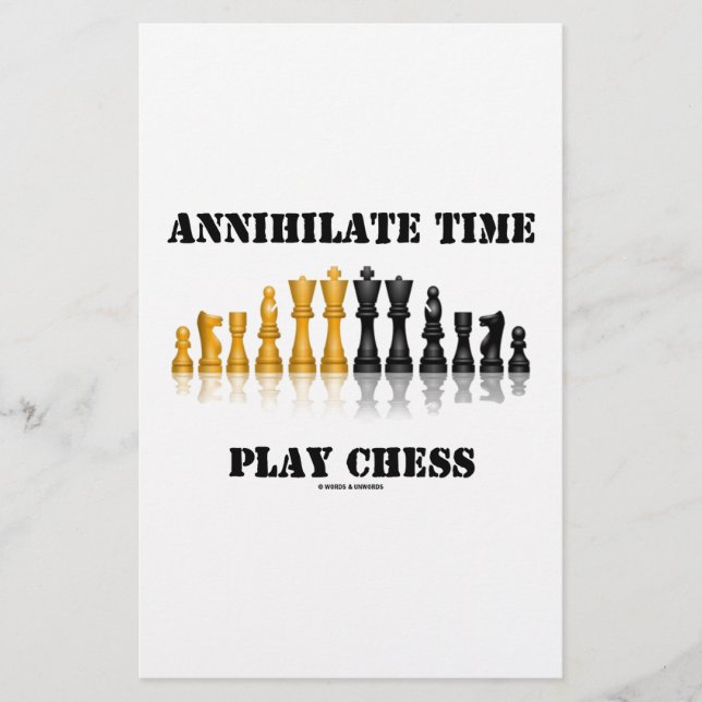 Annihilate Time Play Chess (jeu d'échecs réfléchi) (Devant)