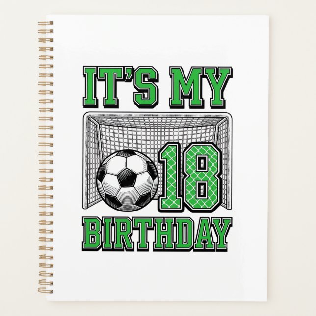 Anniversaire 18 ans Football Vintage (Devant)