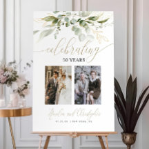Anniversaire Affiche de bienvenue Photo Mariage An