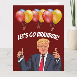 ANNIVERSAIRE ALLONS LA CARTE BRANDON TRUMP