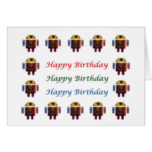 Anniversaire ANDROÏDE de HappyBirthday joyeux
