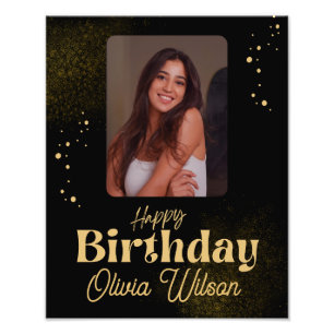 Anniversaire avec photo et nom personnalisés