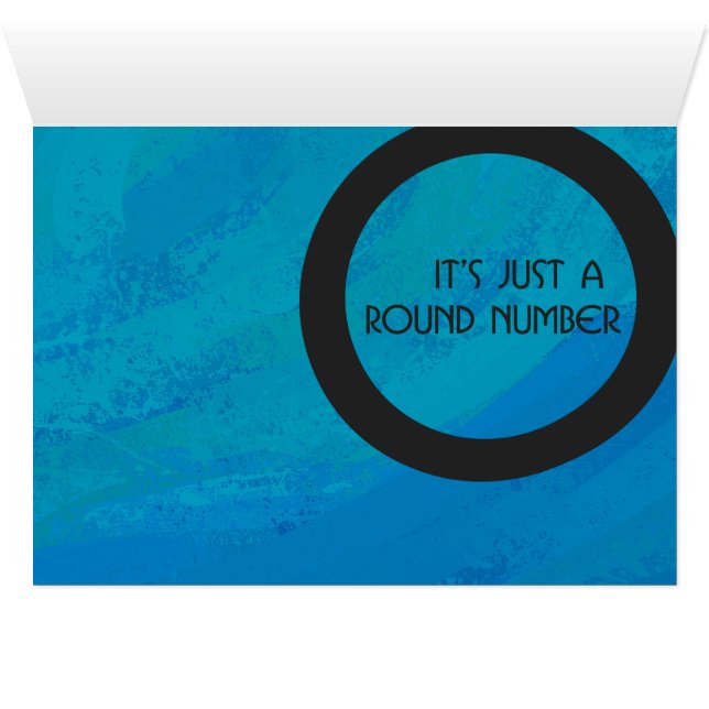 Anniversaire Blue Decade (Intérieur Horizontal (Bas))