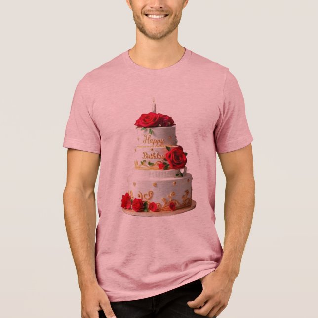 Anniversaire Cake Art conçoit des T-shirts (Recto)