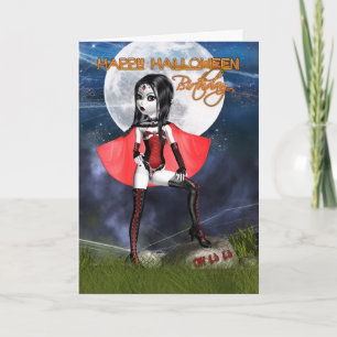 Anniversaire Carte d'Halloween - Oh La La Gothic V
