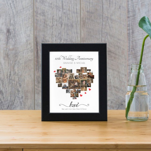 ANNIVERSAIRE COLLAGE CARDIAQUE POSTER ET IMPRIMER (Créateur téléchargé)