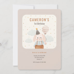 Anniversaire Coupe Premier Anniversaire Invitation