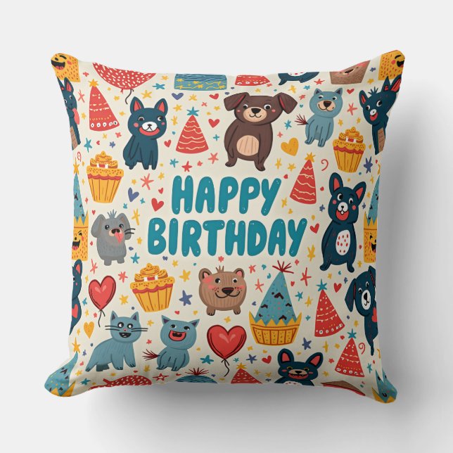 Anniversaire Coussin Cushion (Recto)