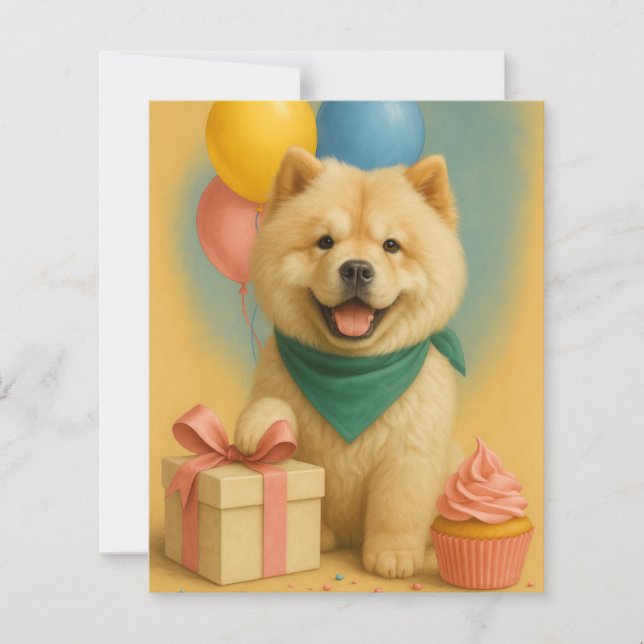 Anniversaire de Chow Chow (Devant)