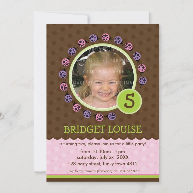 ANNIVERSAIRE DE ENFANT PARTY INVITATION cocu cocci (Devant)