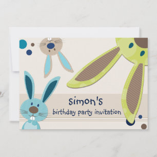 ANNIVERSAIRE DE ENFANT PARTY INVITATION mignon lap