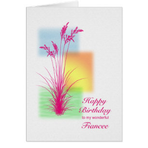 Anniversaire de Fiancée, scène de graminées