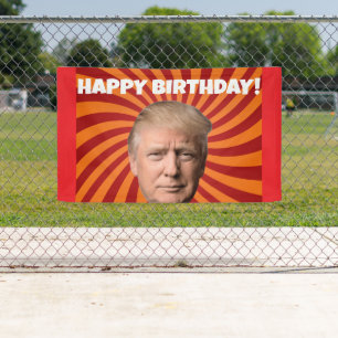 ANNIVERSAIRE DE LA BANNIÈRE DU PARTI DONALD TRUMP