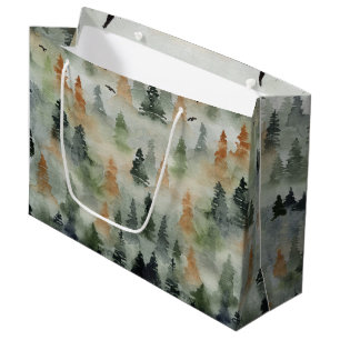 Anniversaire de la Forêt Misty   Sac cadeau de ret