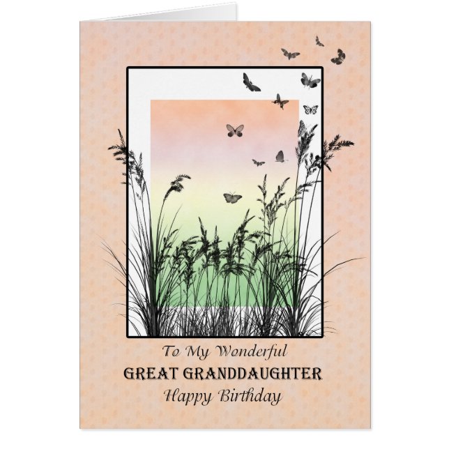 Anniversaire de la Grande Petite-fille, avec des p (Devant)