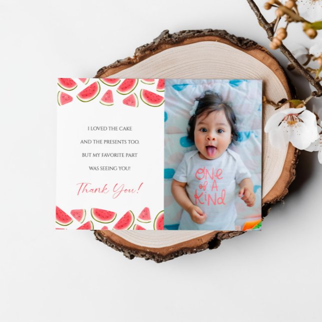 Anniversaire de la pastèque, Un dans un Carte de r (Créateur téléchargé)