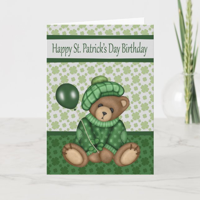 Anniversaire de la Saint Patrick's Day, cartes gén (Devant)