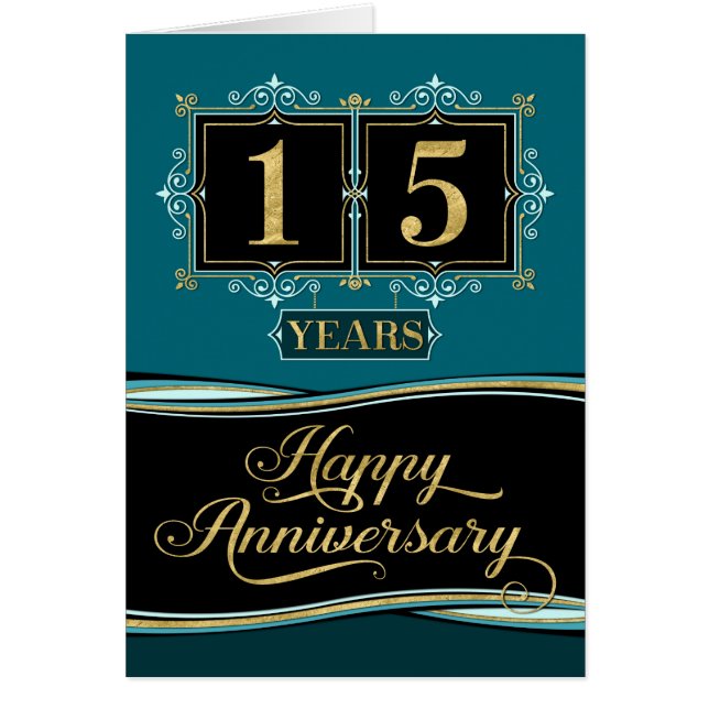 Anniversaire de l'employé 15 ans Jade décorative (Devant)