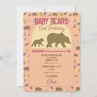Anniversaire de l'ours-bébé