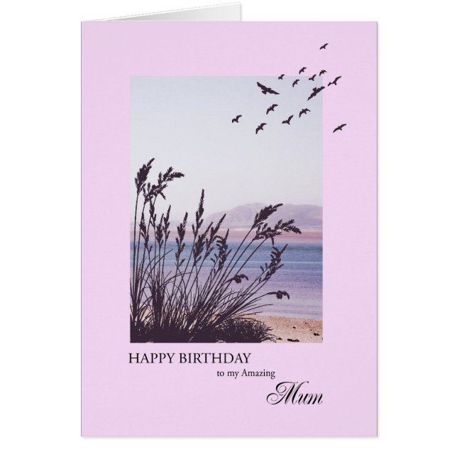 Anniversaire de maman, scène balnéaire (Devant)
