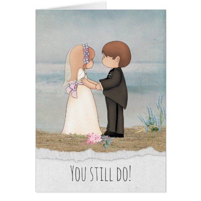 anniversaire de mariage et mariage sur la plage (Devant)