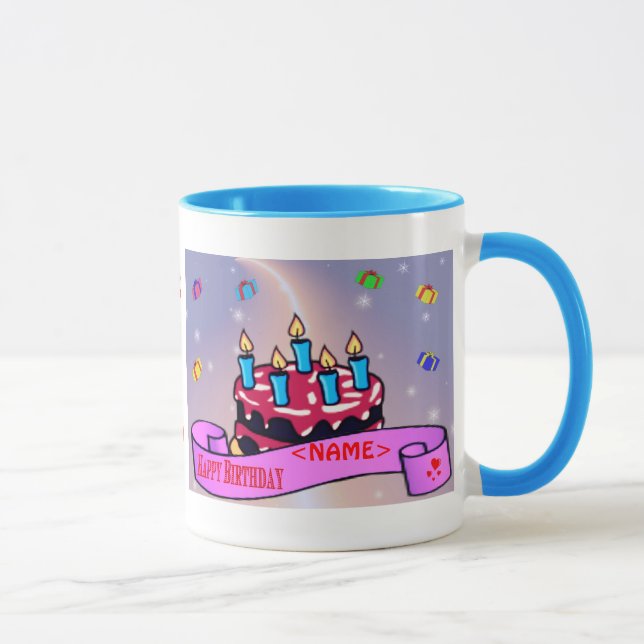 Anniversaire de Mug (Droite)