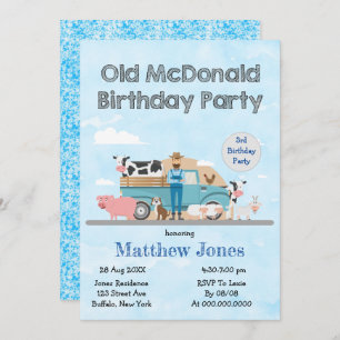 Anniversaire de Old McDonald Farm