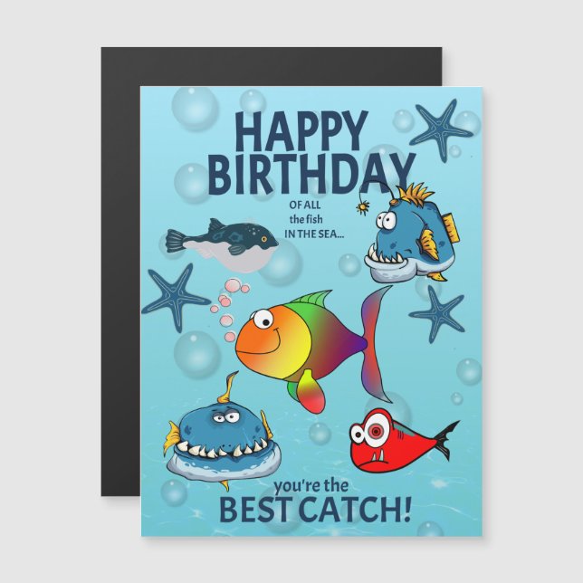 Anniversaire de Poisson Drôle (Devant / Derrière)