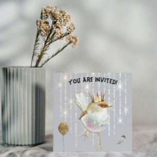 Anniversaire de Song Bird Invitation