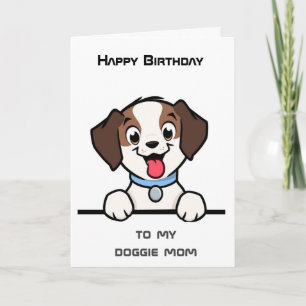ANNIVERSAIRE "DE VOTRE DOGGIE" CARTE