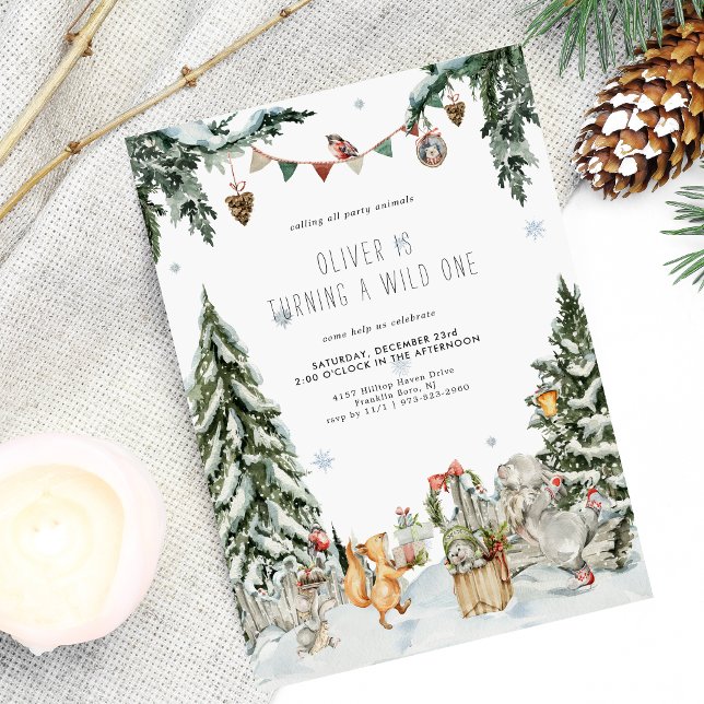 Anniversaire des bois d'hiver enchantés (Créateur téléchargé)