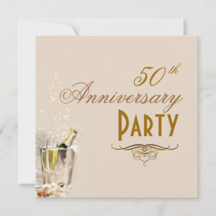 Anniversaire des Invitations aux bulles de Champag