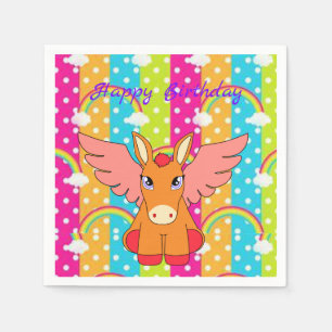 Anniversaire des serviettes en papier