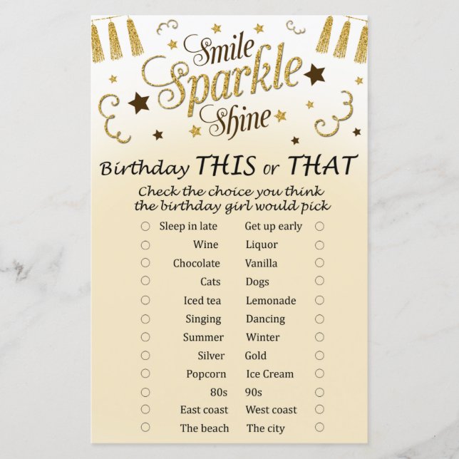 Anniversaire d'or Ce ou ce jeu (Devant)