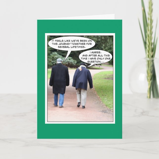 Anniversaire, drôle de carte (Devant)