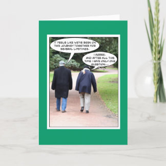 Anniversaire, drôle de carte