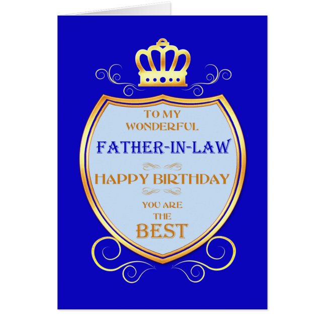 Anniversaire du beau-père avec Bouclier (Devant)