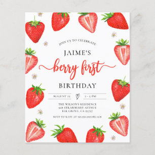 Anniversaire du budget fraise Berry Premier annive