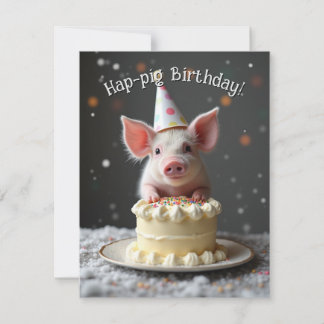 Anniversaire du cochon de Hap