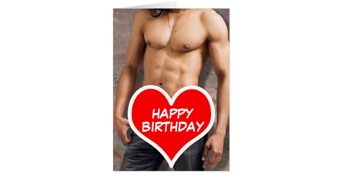 carte bonne annee homme nu