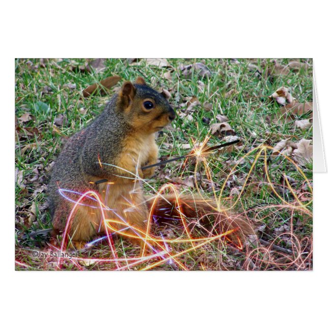 Anniversaire du mari Écureuil d'amour (Devant horizontal)