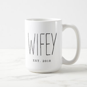 Anniversaire du Mariage de la Mug Mug de la Wifey
