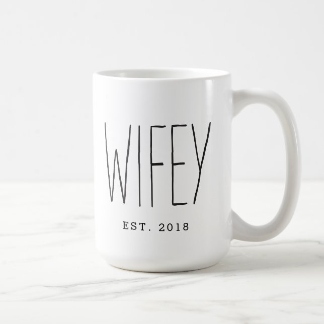 Anniversaire du Mariage de la Mug Mug de la Wifey  (Droite)