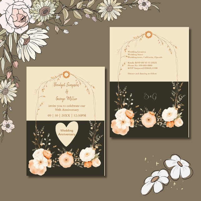 Anniversaire du mariage de la Terre Rustique (Créateur téléchargé)