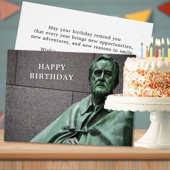 Anniversaire du Mémorial Franklin Roosevelt (Franklin Roosevelt Memorial Birthday Cards)