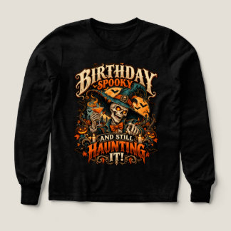Anniversaire effrayant de squelette de sorcière de