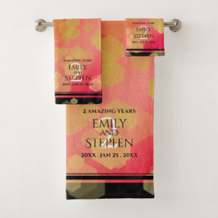 Anniversaire élégant du 2ème Mariage Garnet