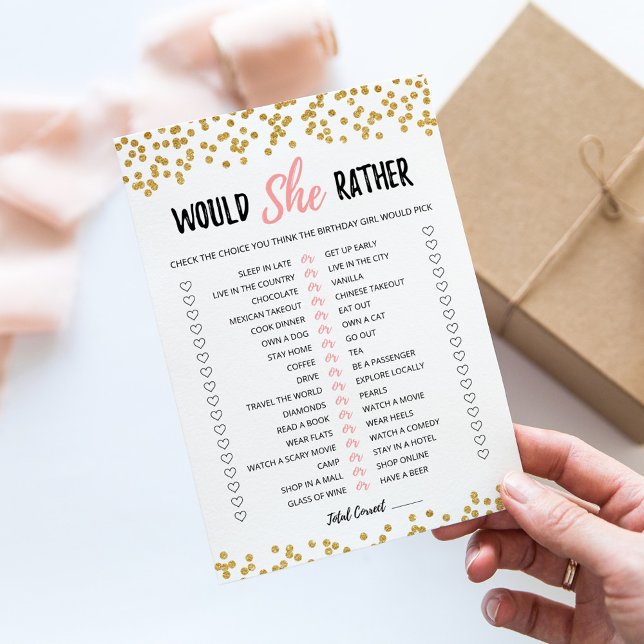 Anniversaire Elle Plutôt modifiable carte de jeu (Créateur téléchargé)